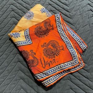 Vintage Uena Silk Square Scarf